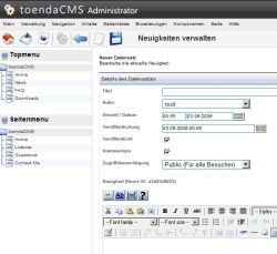 php开源cms系统 toendacms